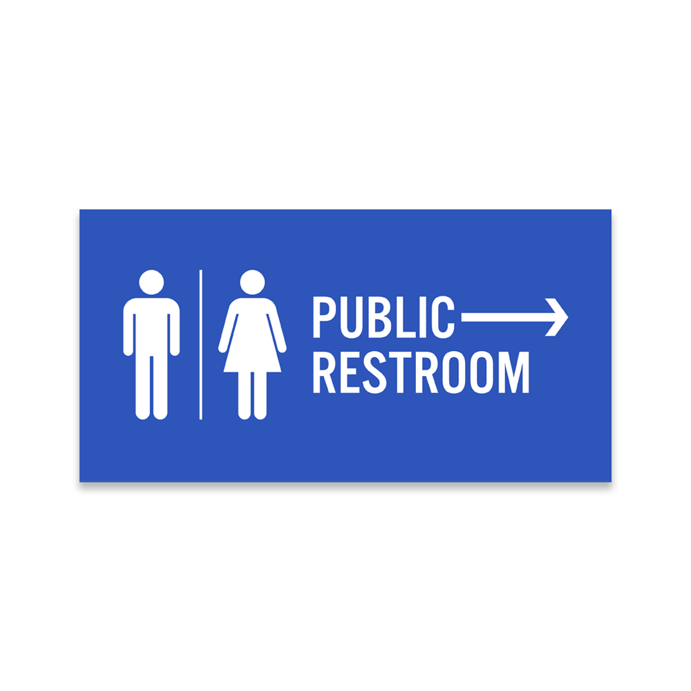 Public Restroom Signs Plastic Printers